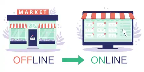 brick and mortar shopping customers in store become online customer experience