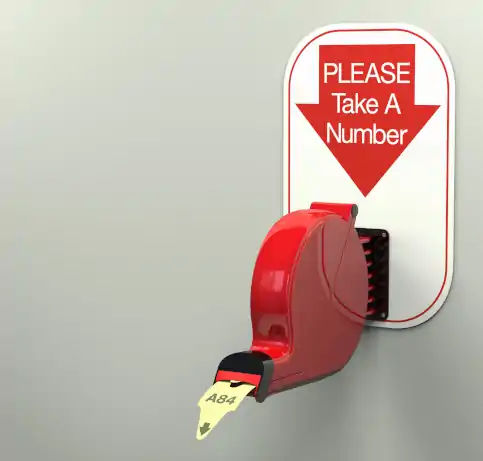 queue managent systems with paper ticket for queue management minimise waiting time with good queue management and applied queuing theory for wait time