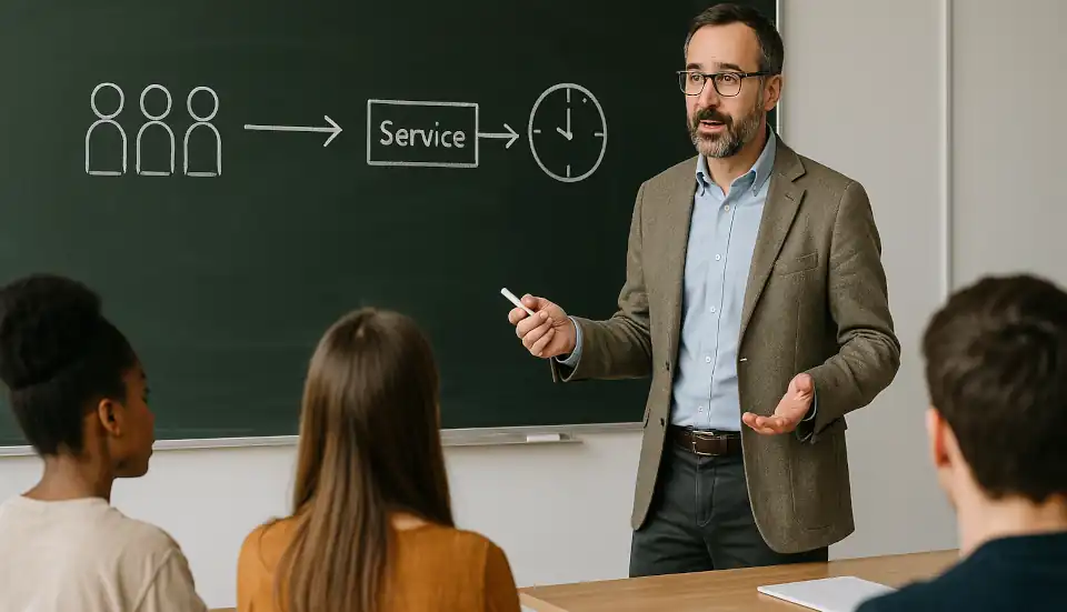 Waiting in line wastes more time than you realise. Every queue you face, from the supermarket to the doctor's office, follows patterns you can understand