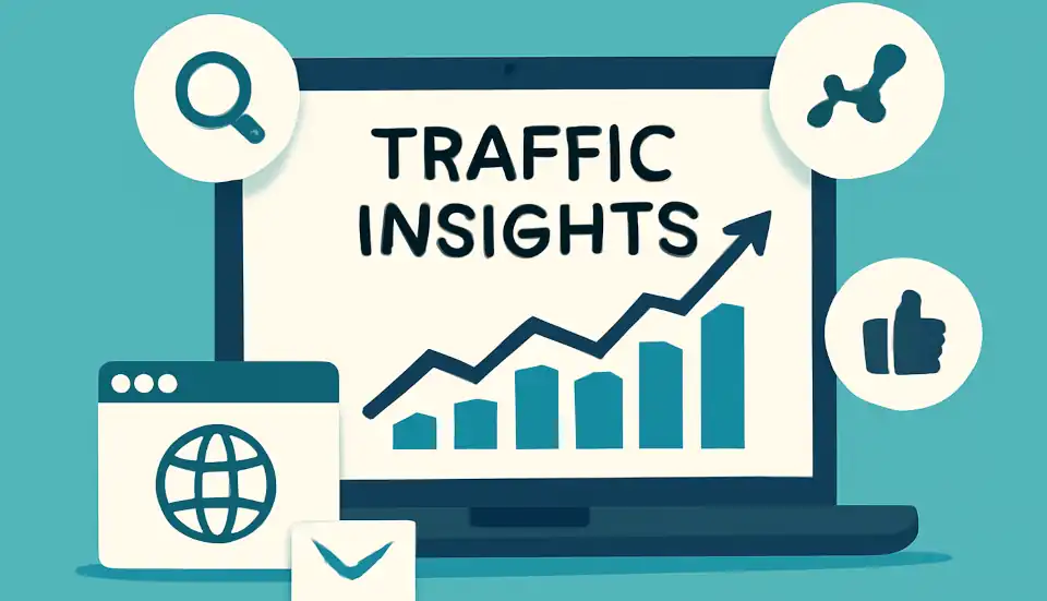 Traffic insights refer to the detailed information about the origins and behaviours of users on your website