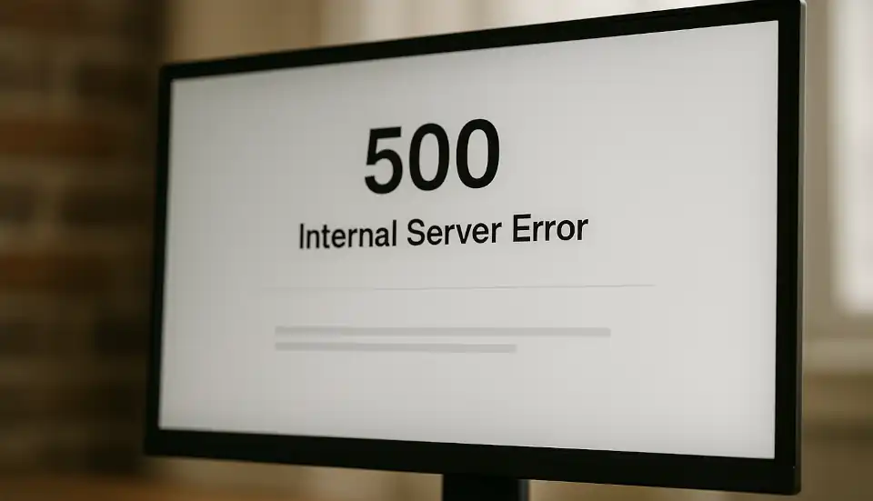 Error 500, often called an Internal Server Error, signals a problem on the website's server